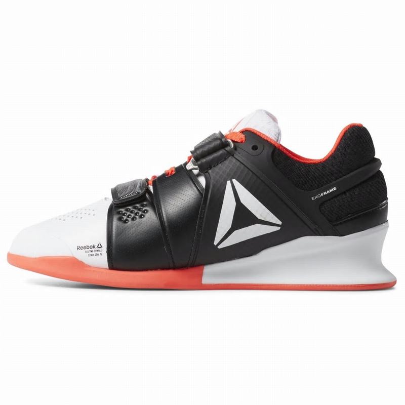 Reebok Legacy Lifter Tenisky Damske - Biele/Čierne/Červené/Strieborne KZ3260JL